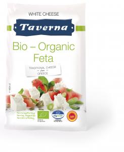 TAVERNA Greek Feta 45+, organic, 16x150g 